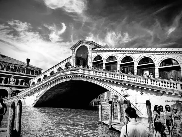 Venecia Vista Desde Puente Rialto — Foto de Stock