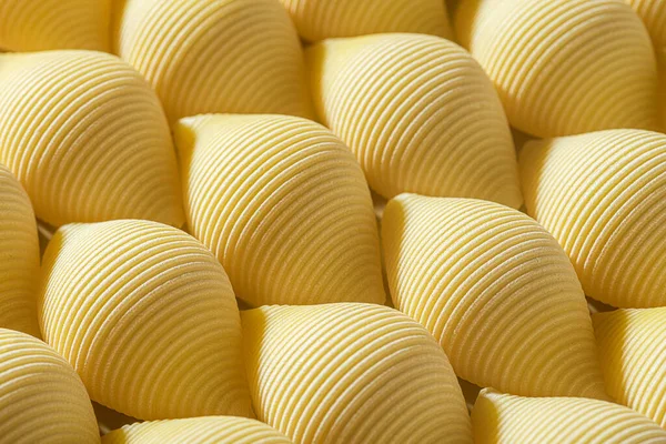 Pasta Conchiglioni Conchiglie Pattern Abstract Creative Food Background Italian Dry — Stock Photo, Image