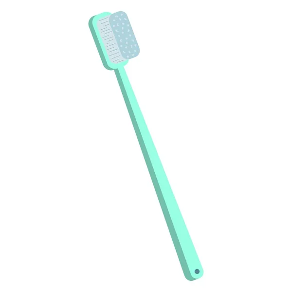 Brosse Dents Dans Style Réaliste Icônes Équipement Dentaire Illustration Vectorielle — Image vectorielle