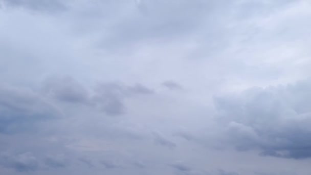 Beau Timelapse Aérien Nuages Orageux Sombres Belle Nature Temps Lapse — Video