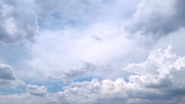 Krásný Vzdušný Čas Temných Bouřkových Mraků Krásná Příroda Čas Propadnout — Stock video