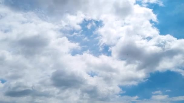 Krásný Vzdušný Čas Temných Bouřkových Mraků Krásná Příroda Čas Propadnout — Stock video