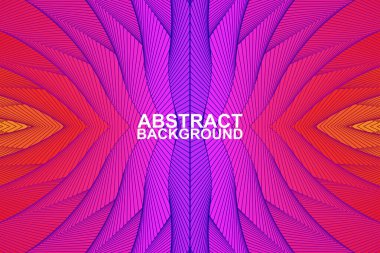 Çizgi dalga biçimi ile soyut arkaplan