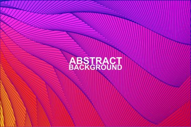 Çizgi dalga biçimi ile soyut arkaplan