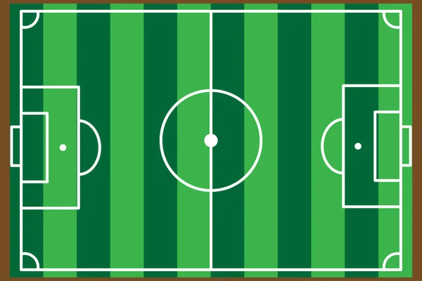 Вектор Футбольного Поля Подходит Стратегизации Других — стоковый вектор