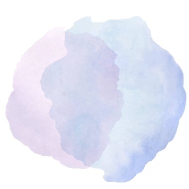 Soyut mavi suluboya arka plan. Grunge tasarımı, kartlar, şablonlar için el çizimi illüstrasyon. Islak efekt elle çizilmiş akvaryum arkaplanı