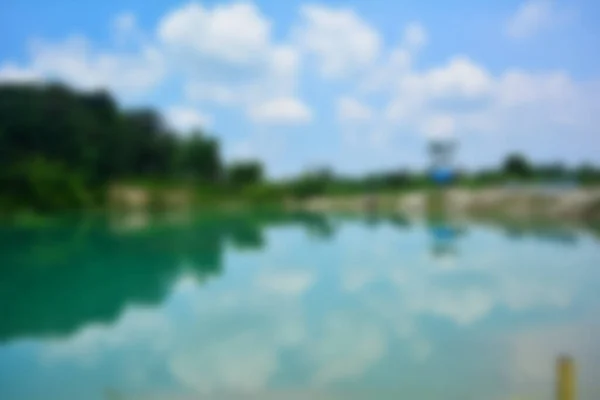 Blur Lake Talaga Biru Background Summer Turqoise Nature Concept – stockfoto