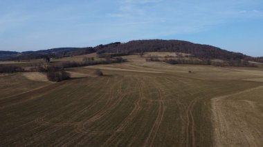Güney Rhoen 'ın eşsiz manzarası. Kara Dağlar Doğa Parkı