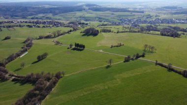 Güney Rhoen 'ın eşsiz manzarası. Kara Dağlar Doğa Parkı