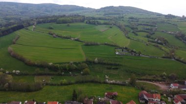 Güney Rhoen 'ın eşsiz manzarası. Kara Dağlar Doğa Parkı