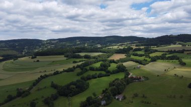 Güney Rhoen 'ın eşsiz manzarası. Kara Dağlar Doğa Parkı