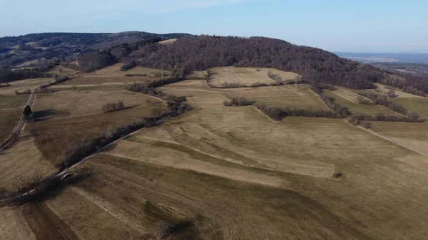 Jedinečná Krajina Jihu Rhoenu Naturepark Černé Hory — Stock fotografie