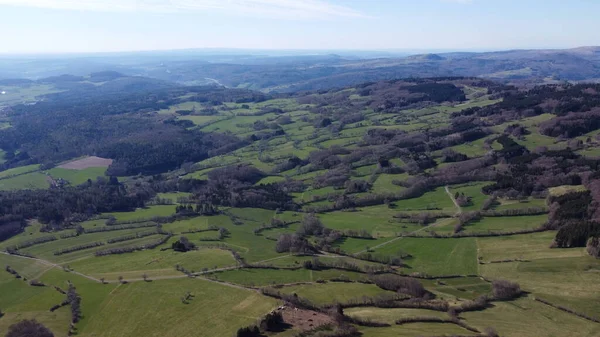 Egyedülálló Táj Dél Rhoenben Naturepark Fekete Hegység — Stock Fotó