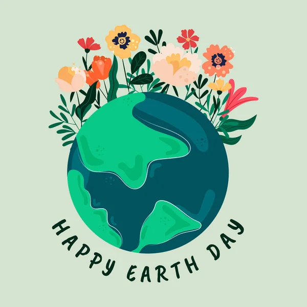 Earth Day International Mother Earth Day Ecological Problems Environmental Protection Vector Graphics