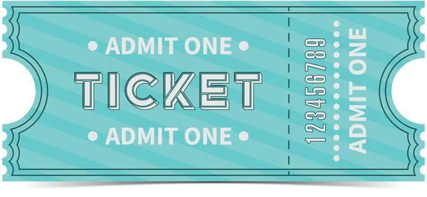 Vector Ticket Template Your Event Stock Vector
