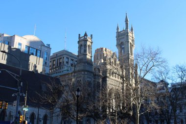 Philadelphia ve Banliyöler Washington kavşağı ve Yeni Umut Bomans Tepesi Kulesi ve çiçek rezervi
