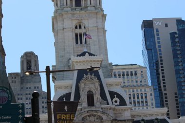 Philadelphia ve Banliyöler Washington kavşağı ve Yeni Umut Bomans Tepesi Kulesi ve çiçek rezervi