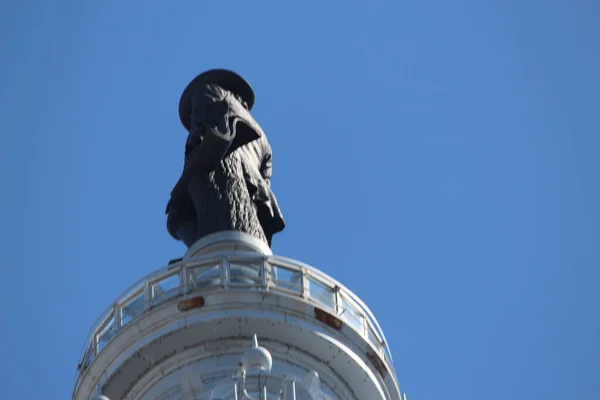 Philadelphia Předměstí Washingtons Přechod Nové Naděje Bomans Kopec Věž Květinové — Stock fotografie