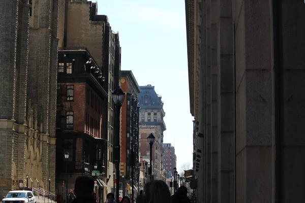 Philadelphia Och Förorter Washingtons Korsning Och Nya Hopp Bomans Kulle — Stockfoto