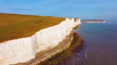uçurum, çimen, deniz, gökyüzü