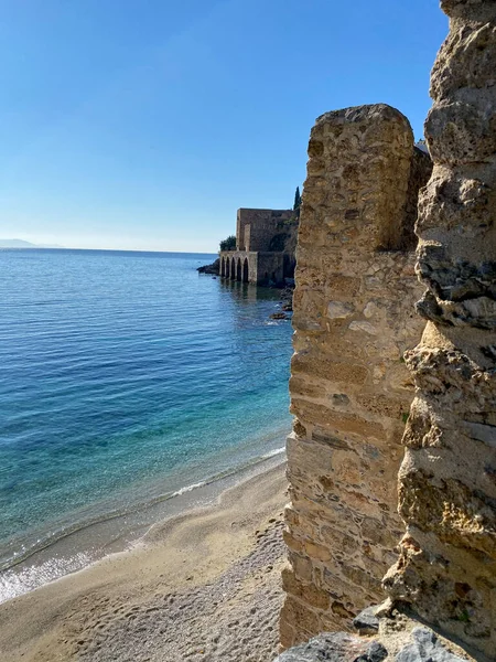Alanya şehrindeki antik rıhtımların manzarası