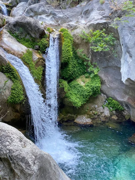 Pequena Cachoeira Sapadere Canyon — Fotografia de Stock