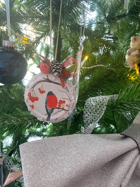 Belles Décorations Pour Sapin Noël — Photo