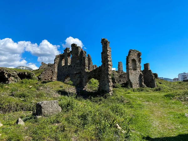 Mahmutlar 'daki antik Roma şehri Naula.