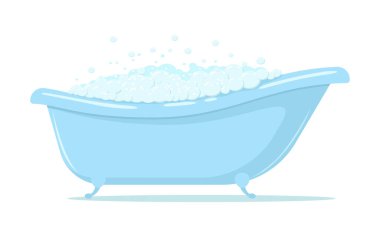 Köpüklü banyo.