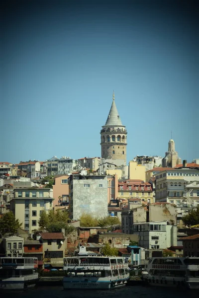 Torre Galata Citiview Istambul Turquia — Fotografia de Stock