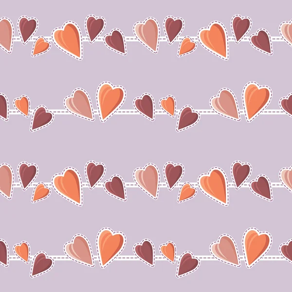 Valentines Day Seamless Background Abstract Wallpaper Texture Heart Graphic Love — 스톡 사진