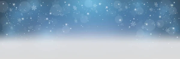 Lovely winter day. Background of many falling snowflakes.  Winter abstract template design. Winter background with snowflakes elements in blue background for winter season cover and wallpaper.