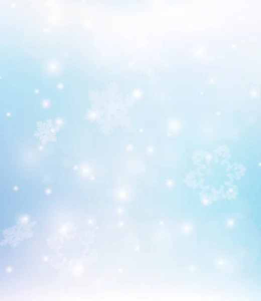 Winter Snow Background White Abstract Texture Blue Sky Falling Snow — 스톡 사진