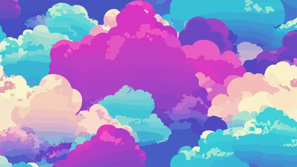 Abstrakcyjne Rozmycie Gradientu Kolorowe Chmury Tapety Ilustracja Wektora — Wektor stockowy