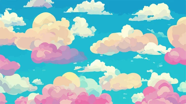 Gradiente Borroso Abstracto Fondo Pantalla Nubes Colores Ilustración Vectorial — Vector de stock