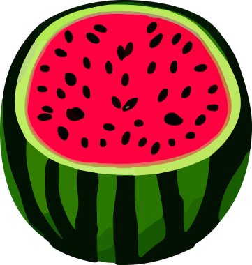 Karpuz dilimi vektörü hazır. Karpuz Resimli Meyve Vektörü. Vektör illüstrasyonu