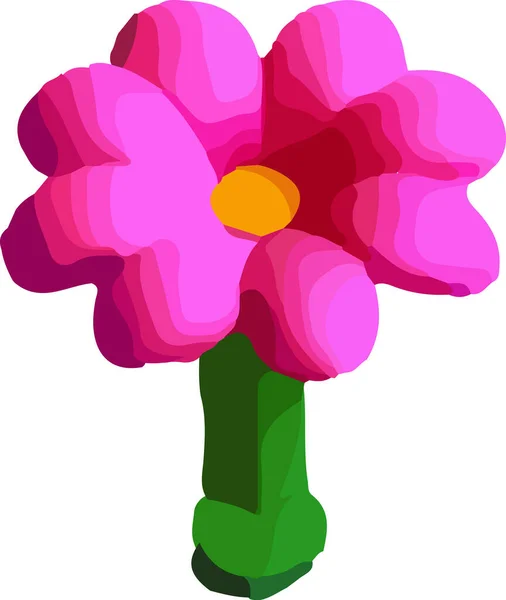 Design Für Bunte Blumen Illustration Vektorillustration — Stockvektor