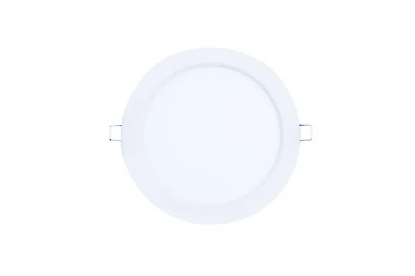 Luz Teto Led Isolado Fundo Branco — Fotografia de Stock