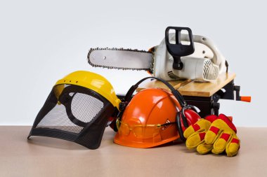 Personal Protective Equipment And Electrical Tools.