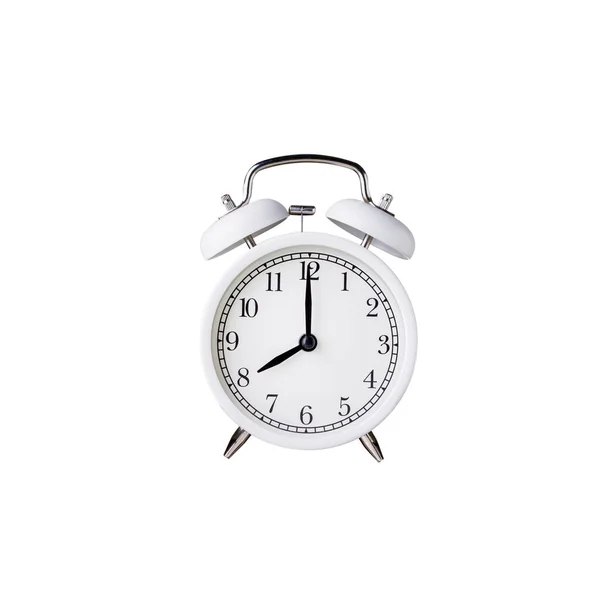 Alarm Clock Isolated White Background Time Concept — Stock Photo, Image