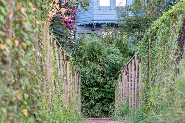 Jardín Urbano Tradicional Bostan Kuzguncuk Kuzguncuk Distrito Famoso Por Sus —  Fotos de Stock