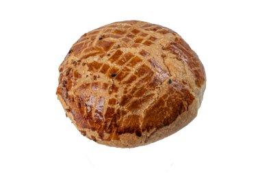 Türk hamur işi ürünü - pogaca. Lezzetli, lezzetli hamur işi ürünlerine yakın..