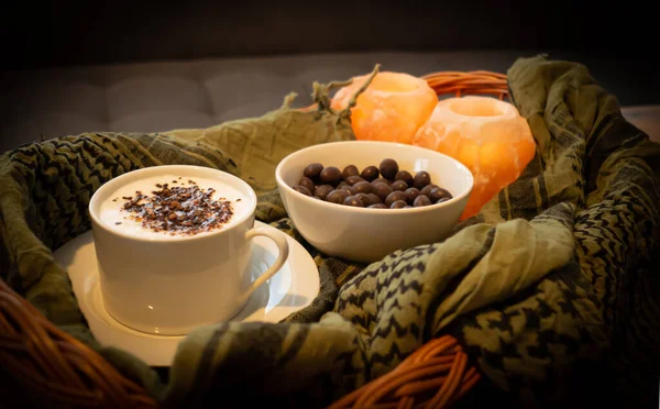 yumuşak odak, sonbaharda evde yaşam tarzı, hygge tarzı