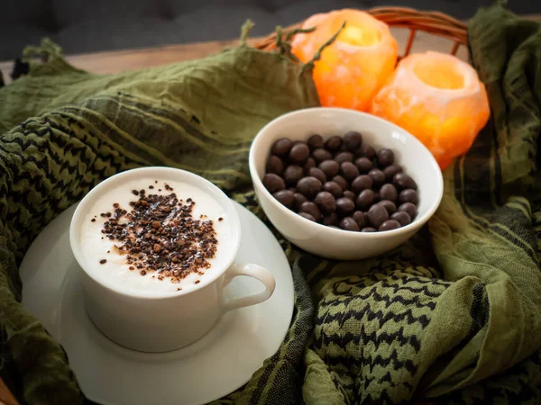 yumuşak odak, sonbaharda evde yaşam tarzı, hygge tarzı