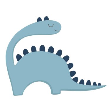 Cute dinosaur. Cartoon dinos, dinosaur colorful isolated character. Tyrannosaurus, triceratop, pterodactyl. Funny prehistoric animal, vector collection for kids