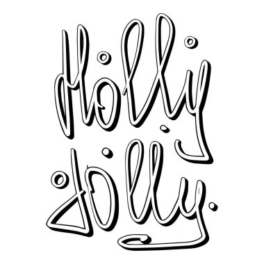 Merry Christmas. Happy New Year, 2022, 2023, 2024. Typography. Vector logo, emblem, text design. Usable for banners, greeting cards, gifts