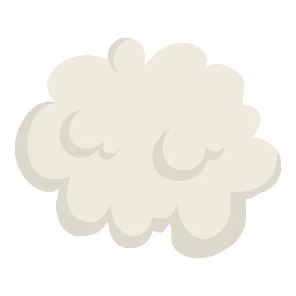 Cartoon dust cloud. Comic cloud shape, spray air smoke, fog road, explosion bomb, car gas, puff magic effect, steam wind silhouette, spooky fume smog, neat gam explode bubbles. Vector illustration — Vector de stock