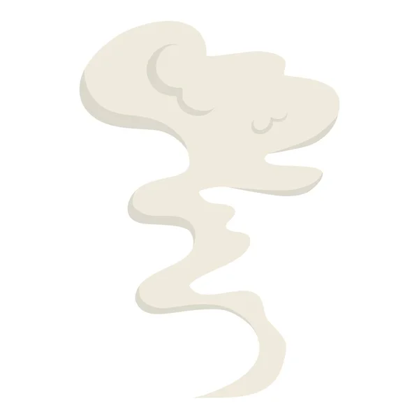 Nuvem de poeira dos desenhos animados. Forma de nuvem cômica, fumaça de ar de pulverização, estrada de nevoeiro, bomba de explosão, gás de carro, efeito mágico de sopro, silhueta de vento a vapor, fumaça assustadora de fumaça, gam puro explodir bolhas. Ilustração vetorial — Vetor de Stock