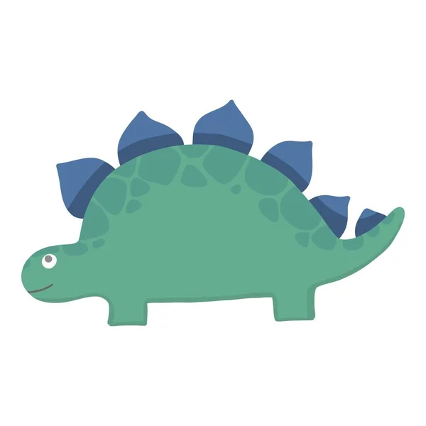 Cute dinosaur. Cartoon dinos, dinosaur colorful isolated character. Tyrannosaurus, triceratop, pterodactyl. Funny prehistoric animal, vector collection for kids — Vetor de Stock