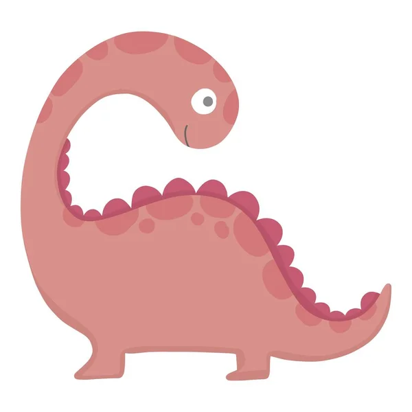 귀여운 공룡 이 군. 카툰 디노스, 공룡의 화려 한 고립된 캐릭터. 티라노사우루스, 3 각 형 , pterodactyl. 흥미 로운 선사 시대 동물, 아이들을 위한 벡터 수집 품 — 스톡 벡터